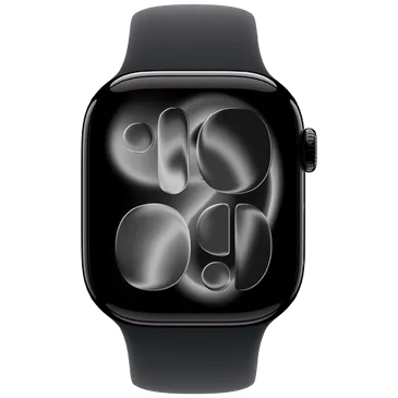 Apple Watch Series 11 42mm 5G Preto (Bracelete De Borracha Preta S/M)