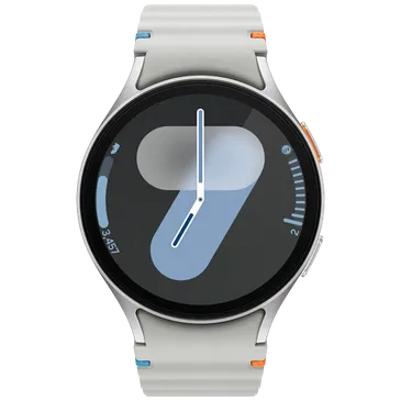 Samsung Galaxy Watch 7 4G 44mm Prata (Bracelete De Borracha Prata)