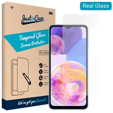 Just in Case Protector De Ecrã Transparente De Vidro Temperado Samsung Galaxy A23