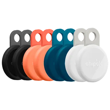 Chipolo LOOP Preto/Branco/Azul/Laranja 8-Pack