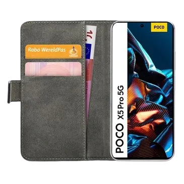 Mobilize Pu-Couro Book Capa Preto Poco X5 Pro