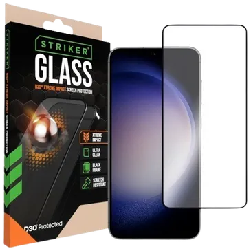 Striker D3O Vidro Temperado Edge To Edge Protetor De Ecrã Samsung Galaxy S22 5G/S23 5G
