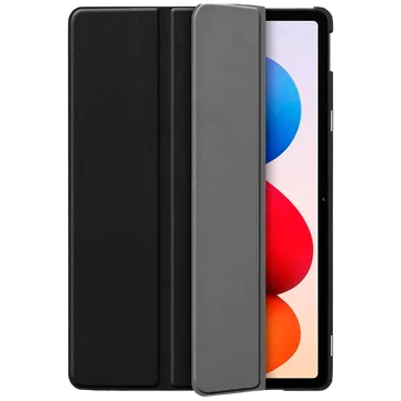Just in Case Smart Tri-Fold PU-Couro Book Capa Preto Xiaomi Redmi Pad 2 Pro