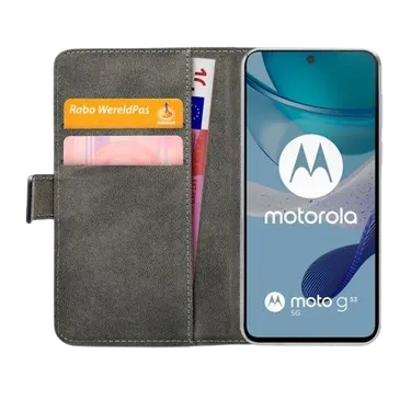 Mobilize Pu-Couro Book Capa Preto Motorola Moto G53