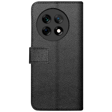 Just in Case Pu-Couro Book Capa Preto OnePlus 13