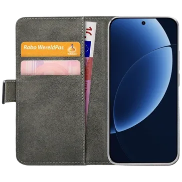 Mobilize PU-Couro Book Capa Preto Realme GT 8 Pro