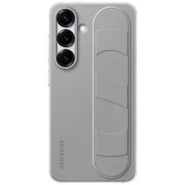 Samsung Standing Grip Silicone Back Cover Cinzento Samsung Galaxy S25