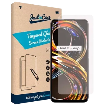 Just in Case Clear Protector de Ecrã de Vidro Temperado Realme 8i
