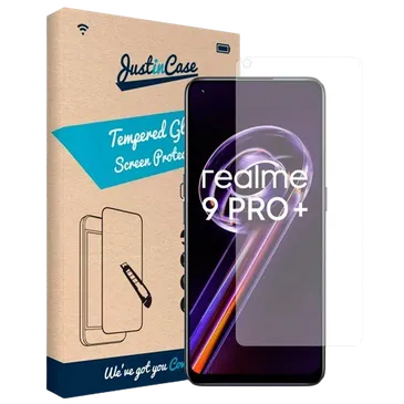Just in Case Clear Protector de Ecrã de Vidro Temperado Realme 9 Pro+