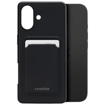 Mobilize Cardcase TPU Back Cover Preto Apple iPhone 17