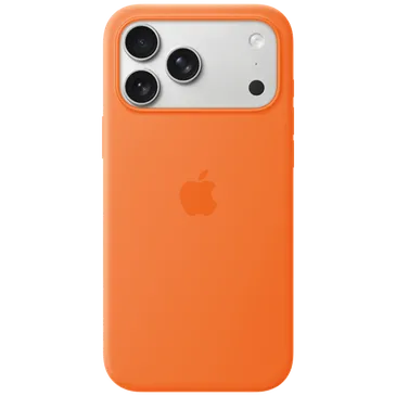 Apple Silicone Back Cover Laranja MagSafe Apple iPhone 17 Pro Max