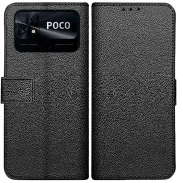 Just in Case Pu-Couro Book Capa Preto Poco C40