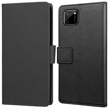 Just in Case Book Case Couro-PU Preto Motorola Edge 20 Pro