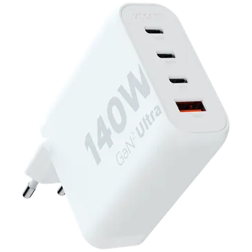 Xtorm Gan2 Ultra USB 3-USB-C Carregador Rápido 140W Branco