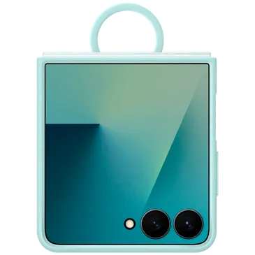 Samsung Silicone Back Cover com Anel Hortelã Samsung Galaxy Z Flip 7
