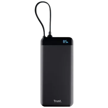 Trust Fiera Carregador Rápido Power Bank 20.000mAh Preto