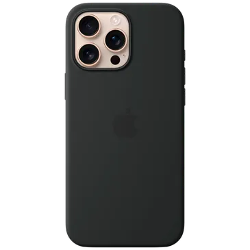 Apple Silicone Back Cover Preto MagSafe Apple iPhone 16 Pro Max