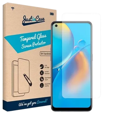 Just in Case Clear Protector de Ecrã de Vidro Temperado OPPO A74 4G