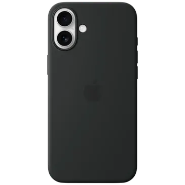 Apple Silicone Back Cover Preto MagSafe Apple iPhone 16 Plus