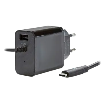 Mobilize Dual USB USB-C Carregador Rápido 15W Preto