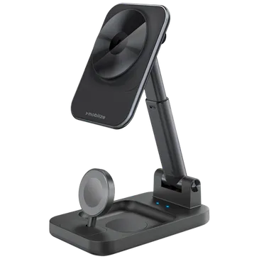 Mobilize 3-In-1 Sem Fios Magnético Carregador 15W Preto