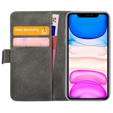 Mobilize Pu-Couro Book Capa Preto Apple iPhone 11