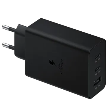 Samsung 3-USB Carregador Rápido 65W Preto