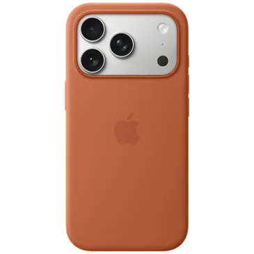 Apple Silicone Back Cover Castanho MagSafe Apple iPhone 17 Pro