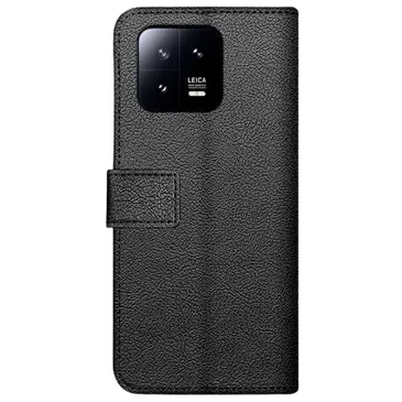 Just in Case Pu-Couro Book Capa Preto Xiaomi 13