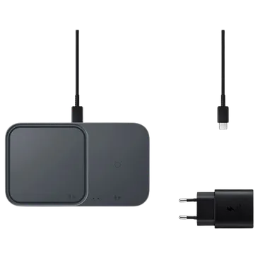 Samsung EP-P5400 Dual Carregador Sem Fios 15W Com Adaptador Preto