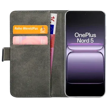 Mobilize PU-Couro Book Capa Preto OnePlus Nord 5