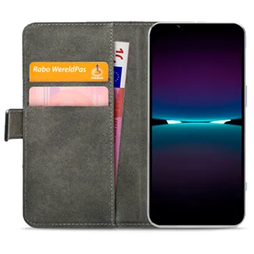 Mobilize Pu-Couro Book Capa Preto Sony Xperia 1 V