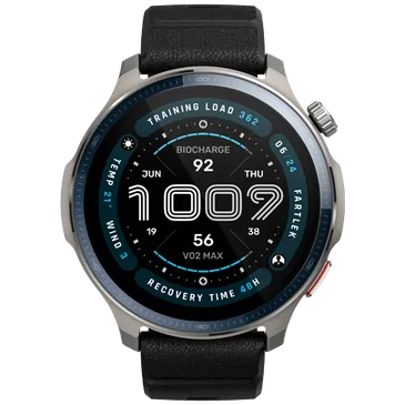 Amazfit Balance 2 Prata (Correia De Silicone Preta)