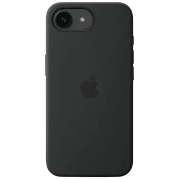 Apple Silicone Back Cover Preto Apple iPhone 16e