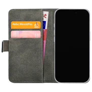 Mobilize PU-Couro Book Capa Preto Apple iPhone 17