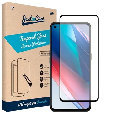 Just in Case Protector de Ecrã de Vidro Temperado Edge to Edge OPPO Find X3 Lite