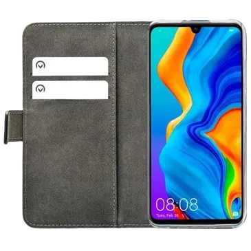 Mobilize Pu-Couro Book Capa Preto Huawei P30 Lite/P30 Lite New Edition