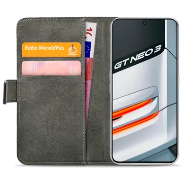 Mobilize Book Case Couro-PU Preto Realme GT Neo3