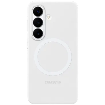 Samsung Silicone Back Cover Branco Magnético Samsung Galaxy S26+