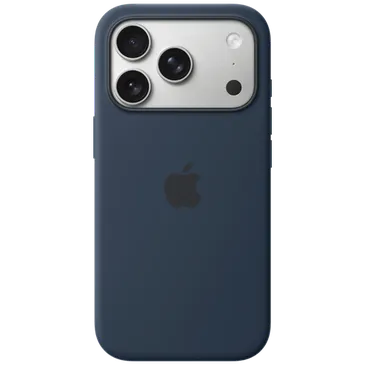 Apple Silicone Back Cover Azul Escuro MagSafe Apple iPhone 17 Pro