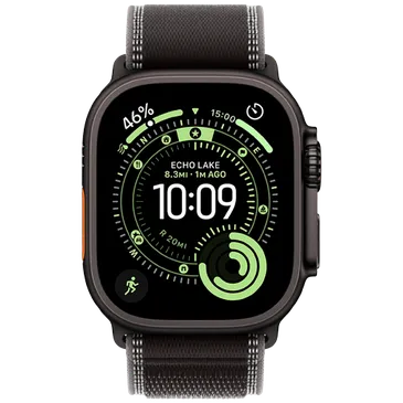 Apple Watch Ultra 3 49mm Preto (Bracelete Em Tecido Preto S/M)