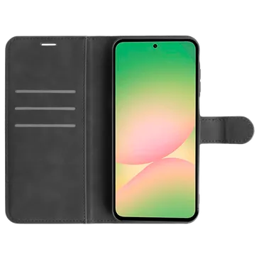Just in Case PU-Couro Book Capa Preto Samsung Galaxy A57 5G