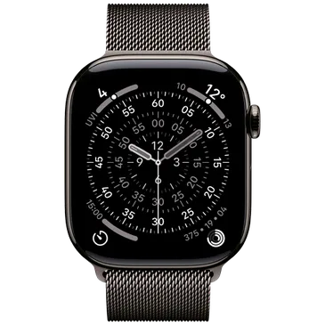 Apple Watch Series 11 46mm 5G Ardósia Titanium (Bracelete Milanesa Cinzenta M/L)