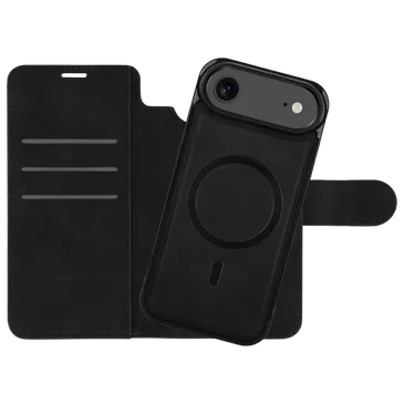Just in Case Amovível PU-Couro Book Capa Preto Apple iPhone Air
