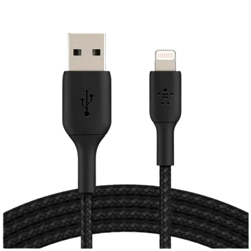 Belkin Boost Charge Lightning Cabo Braided 3 Metros Preto