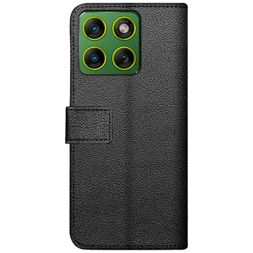 Just in Case PU-Couro Book Capa Preto Motorola Edge 70