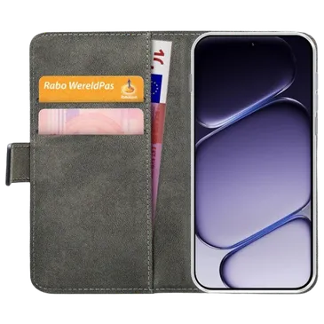 Mobilize PU-Couro Book Capa Preto OnePlus Nord 6