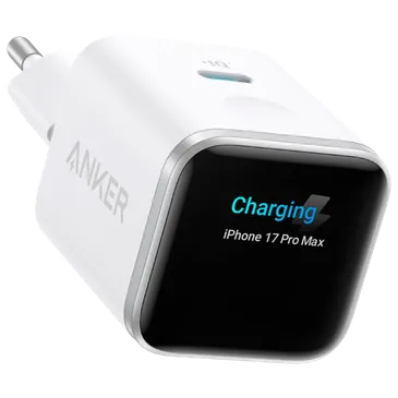 Anker Nano USB-C Carregador Rápido 45W com Display Branco