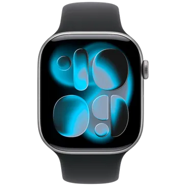 Apple Watch Series 11 46mm 5G Cinzento (Bracelete De Borracha Preta S/M)