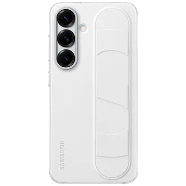 Samsung Standing Grip Silicone Back Cover Branco Samsung Galaxy S25